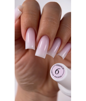 Рідкий полігель Crooz Liquid Polygel French №06, 15 мл